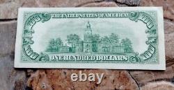 1950 One Hundred Dollar Bill Federal Reserve Bank Chicago Very Good Shape