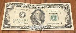 1950 One Hundred Dollar Bill Federal Reserve Note