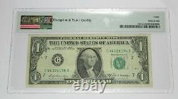 1969 B PMG 30 VF EPQ INK SMEAR ERROR US One Dollar $1 Note Chicago Item 32904F