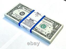 1974 $1 Bill Rare Cleveland Notes 100bep Consecutive Uncirculated Gems