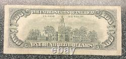 1977 (B) $100 One Hundred Dollar Bill Federal Reserve Note New York Old Vintage
