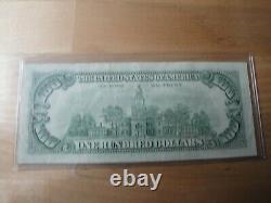1977 (G) $100 One Hundred Dollar Bill Federal Reserve Note Chicago Old Vintage