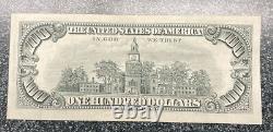 1977 (G) $100 One Hundred Dollar Bill Federal Reserve Note Chicago Vintage Old