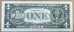 1977 Offset Printing Error $1 One Dollar Bill NEW YORK Note B73949059D