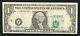 1981-a $1 One Dollar Frn Federal Reserve Note Print Shift Error