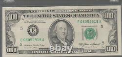 1985 (E) $100 One Hundred Dollar Bill Federal Reserve Note Richmond Old Currency
