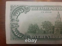 1985 G Chicago Vintage U. S. One Hundred Dollar Note $100 Xf