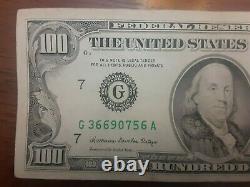 1985 G Chicago Vintage U. S. One Hundred Dollar Note $100 Xf