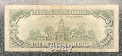 1985 (H) $100 One Hundred Dollar Bill Federal Reserve Note St. Louis Vintage Old