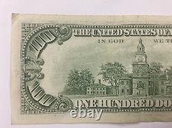 1985 ONE HUNDRED $100 DOLLARS Bill Federal Reserve Note Series 5 WASHINTON D. C