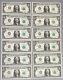 1985 One Dollar Bills $1 Complete District Set 12 Notes Federal Reserve #48072