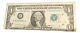 1988 One Dollar Bill Of Center Error Print Bill Atlanta Georgia