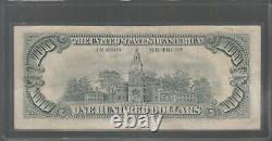 1990 (B) $100 One Hundred Dollar Bill Federal Reserve Note New York Old Currency