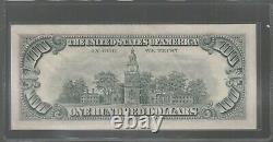 1990 (E) $100 One Hundred Dollar Bill Federal Reserve Note Richmond Old Miscut
