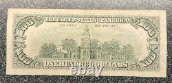 1990 (G) $100 One Hundred Dollar Bill Federal Reserve Note Chicago Vintage Money
