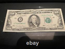 1990 One $100 Dollar Bill Old Style Note