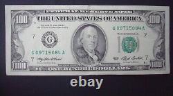 1993 G Chicago Vintage Small Face U. S. One Hundred Dollars Crisp
