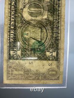 1993 ONE DOLLAR BILL VERY OFF CENTRTED ERROR Misaligned 1 inch more over ink