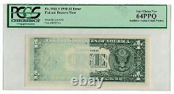 1995 $1 Dollar Error Fr. 19221-f Federal Reserve Note. Fancy Serial