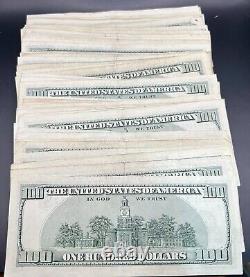 1996-1999 One $100 Dollar Bill Old Style Note VF/XF/AU Banks Varied