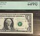 1999 $1 One Dollar Note Repeater Fancy Serial Pcgs 64ppq Very Choice New