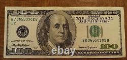 1999 One Hundred Dollar Bill