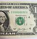 $1 00000032 One Dollar Bill 2 Digit 6 Zeros Super Low Fancy Serial Number 2013