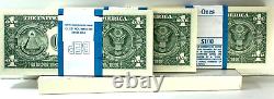 $1.00 Dollar Bills 3 BEP Straps 2021 A-A D-A 2017A I-A Blocks Sequential 1s Runs