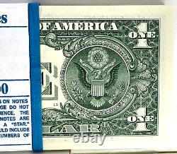 $1.00 Dollar Bills 3 BEP Straps 2021 A-A D-A 2017A I-A Blocks Sequential 1s Runs