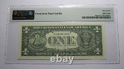 $1 2003 Repeater Serial Number Federal Reserve Currency Bank Note Bill PMG UNC67