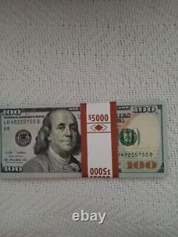 (1) 2009 A $100 Bill One Hundred Dollar Note Crisp Uncirculated From Bep Strap