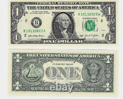 $1 Dollar 2021 Bills Lot of 100 New Uncirculated One Dollar Banknotes
