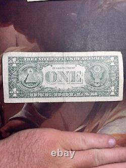 $1 One Dollar Bill Binary Repeater Radar Note Rare 1/3