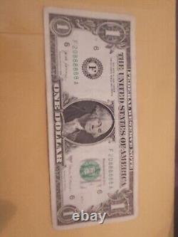 1 dollar bill fancy serial number