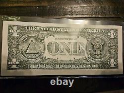 2009 $1 Near Solid Serial Number 66666667