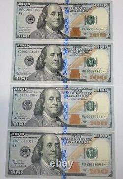 2009 2013 2017 Star Notes $100 One Hundred Dollar Bill LOW PRINT RUN