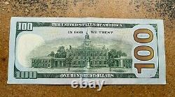 2013 $100 ONE HUNDRED DOLLAR BILL FRN Currency Note money STAR NOTE MB 19800972