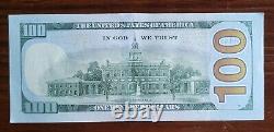 2013 $100 ONE HUNDRED DOLLAR Bill Note MB38453613A Very Clean Unirculated