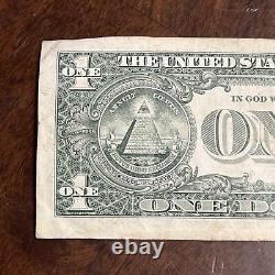 2013 $1 Dollar Bill Star Note B 04754663. Ungraded