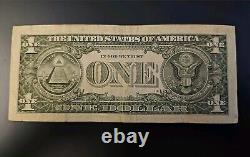 2013 $1 Dollar Bill Star Note B. Ungraded