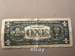 2013 $1 Dollar Duplicate B Series Error Star Note Rare Bill