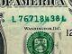 2013 $1 Frn Misprint Massive Ink Smear Serial Number Error One Dollar Bill