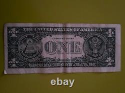 2013 $1 (one Dollar) Rare, Star Note Currency, Bill B
