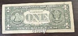 2013 B $1 Dollar Bill Star Note B 03659956duplicate