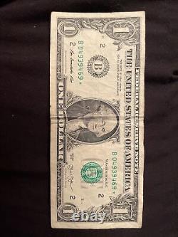 2013 B Star? Note One Dollar Circulated B04939469