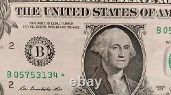 2013 B duplicate Star notes. $1 One Dollar Bill. Star Note. Federal Reserve Note