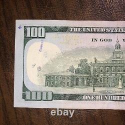 2013 One Hundred Dollar $100 US Federal Reserve Bank San Francisco Note 93330168