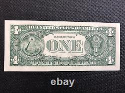 2013b (one Dollar) Unc Star Note (b 05797303) Major Printing Error Duplicate