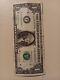 2017 $1.00 Dollar Bill Star Note Error One Green One Outlined Green S/n Rare