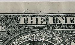 2017 $1 One Dollar Bill LowithFancy Serial # Binary 00008800 Lucky 8's 6 of a Kind